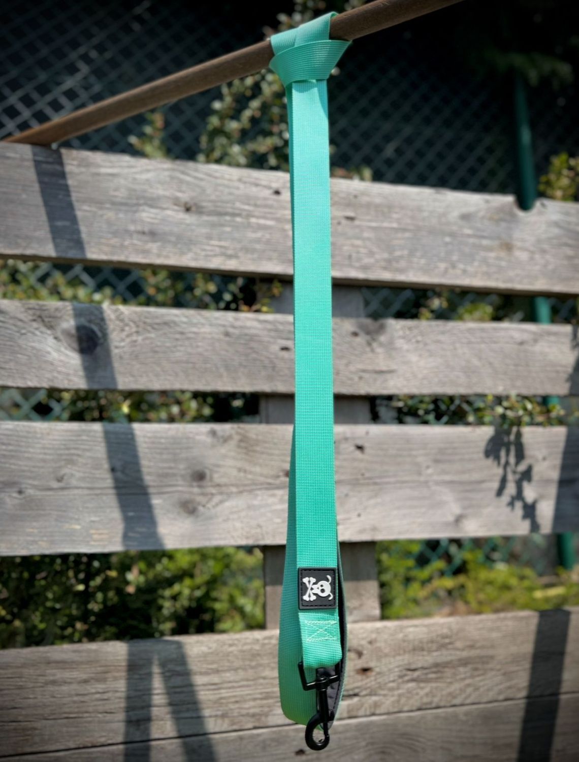 Puppylijn Minty Green !NIEUW! Met meedraaiende musketon!