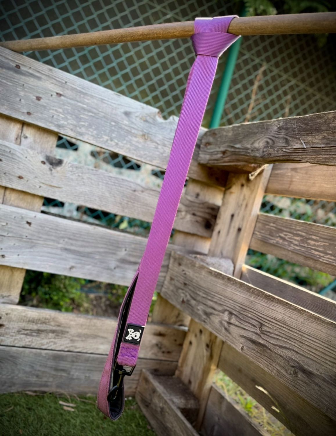 Puppylijn Purple Rain !NIEUW! Met meedraaiende musketon!