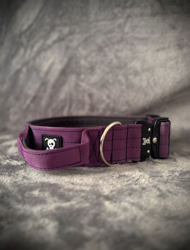 Halsband met handvat Purple Rain XL