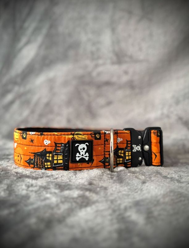 Laatste stuks SALES! Halloween Orange halsband L