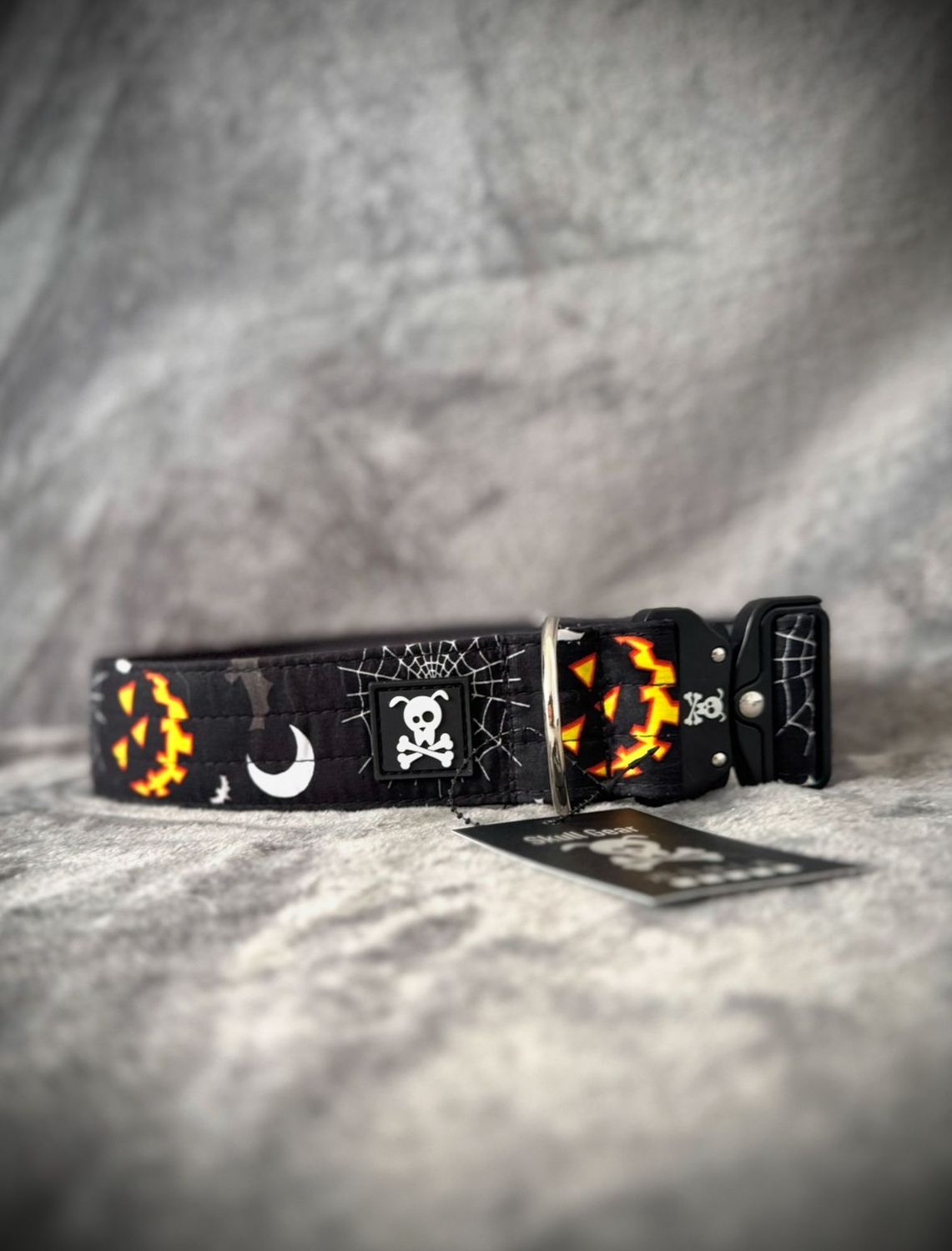 Laatste stuks SALES! Halloween Black halsband XL