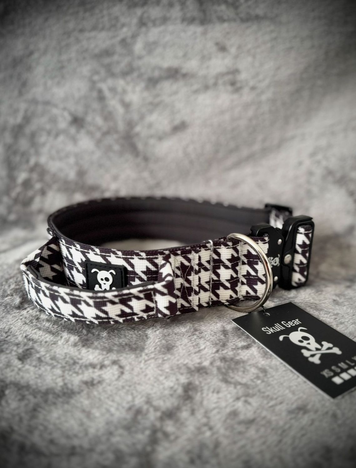 Halsband met handvat Pied de Poule M