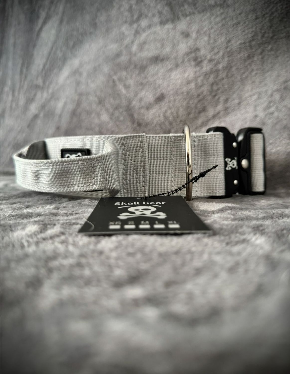 Halsband met handvat Silver Star XXL (enkel op bestelling)