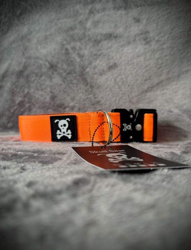 Halsband Neon Orange maat M