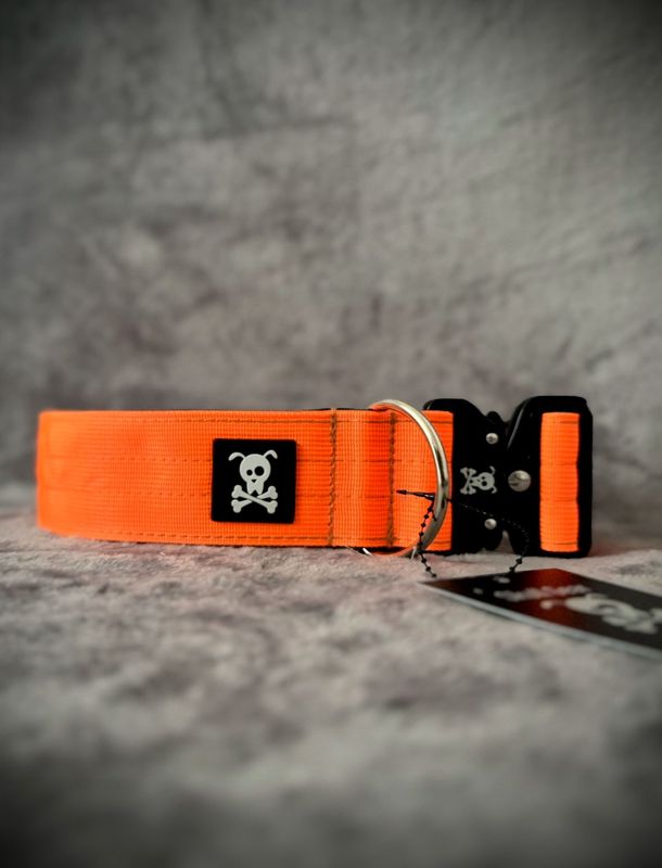 Halsband Neon Orange maat L