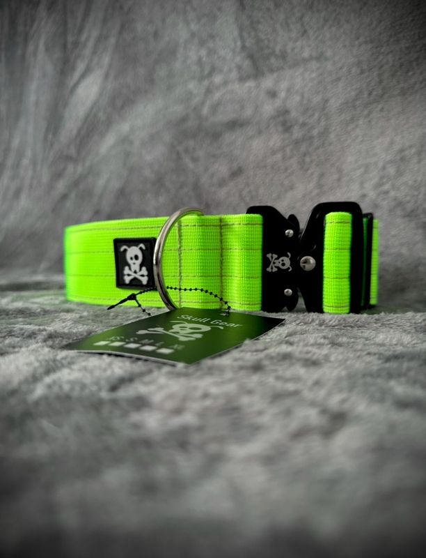 Halsband Neon Green maat L
