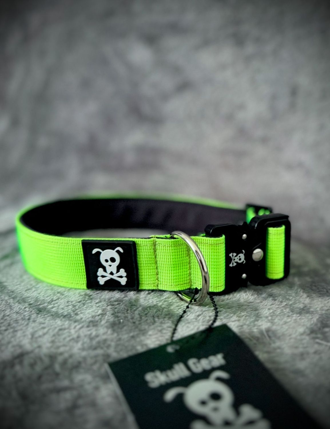 Halsband Neon Green maat M