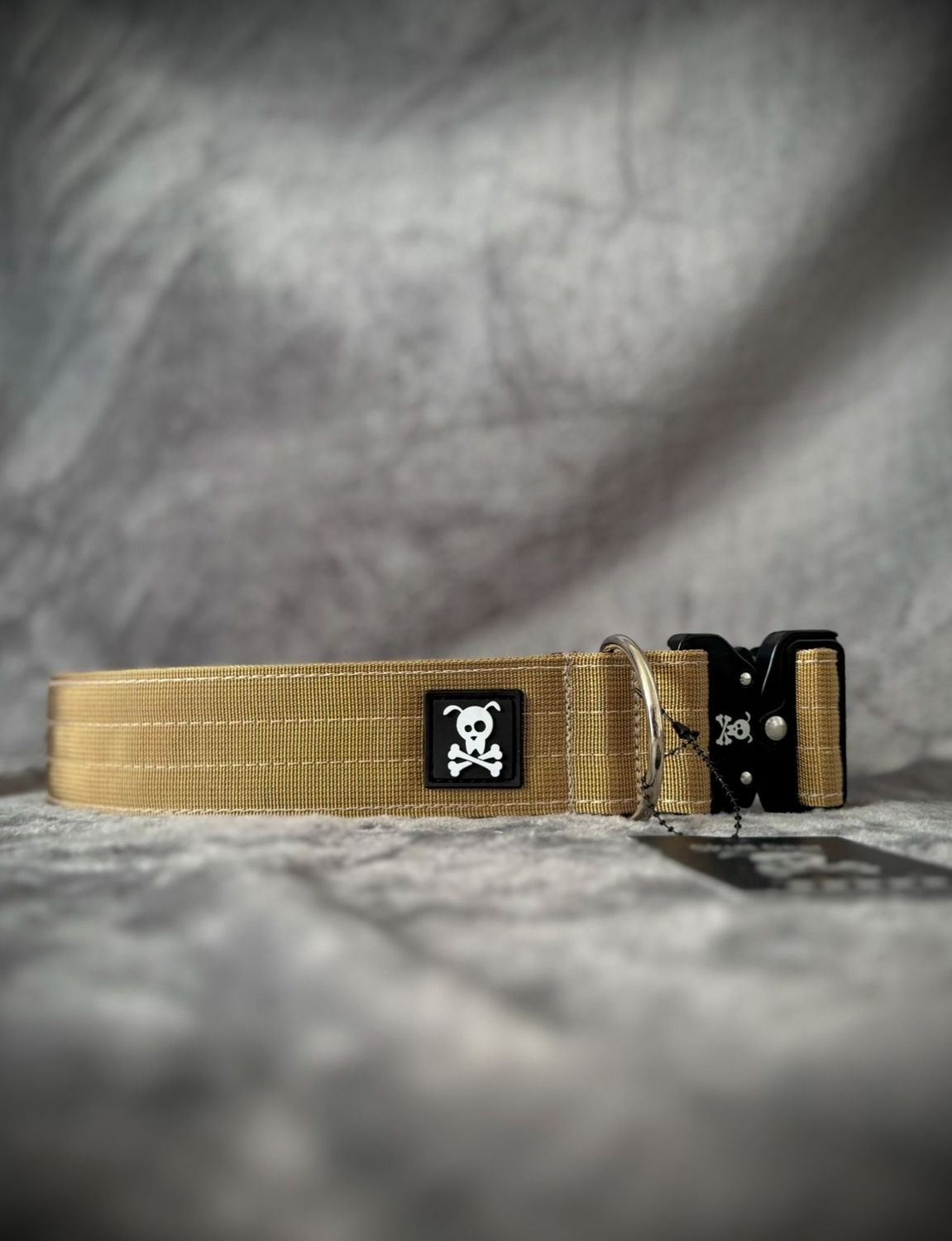 Halsband Olive Gold maat XXL (enkel op bestelling)