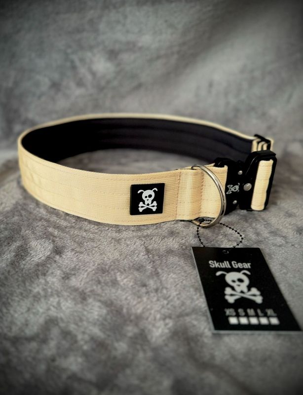 Halsband Desert Sand maat XXL (enkel op bestelling)