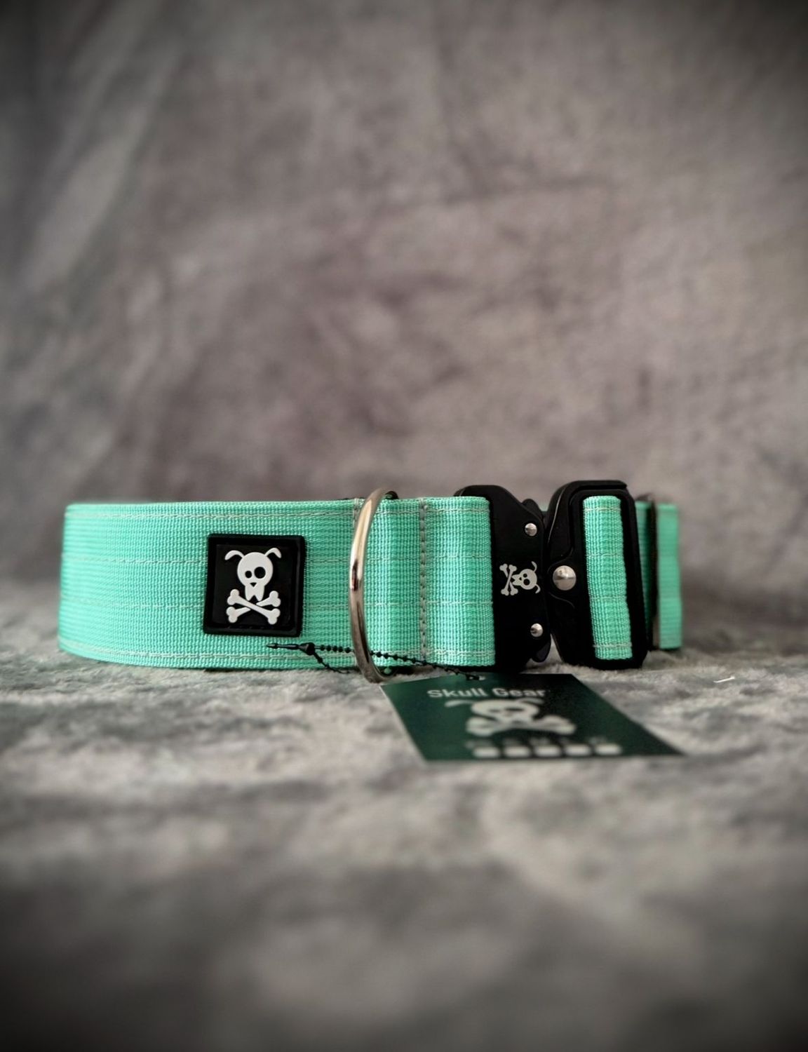 Halsband  Minty Green  XXL (enkel op bestelling)