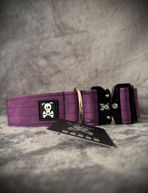 Halsband Purple Rain maat XXL (enkel op bestelling)