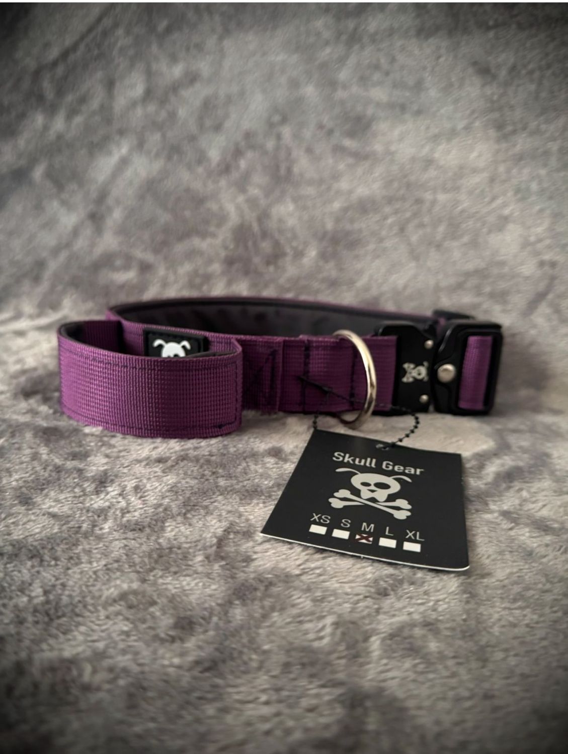 Halsband met handvat Purple Rain M