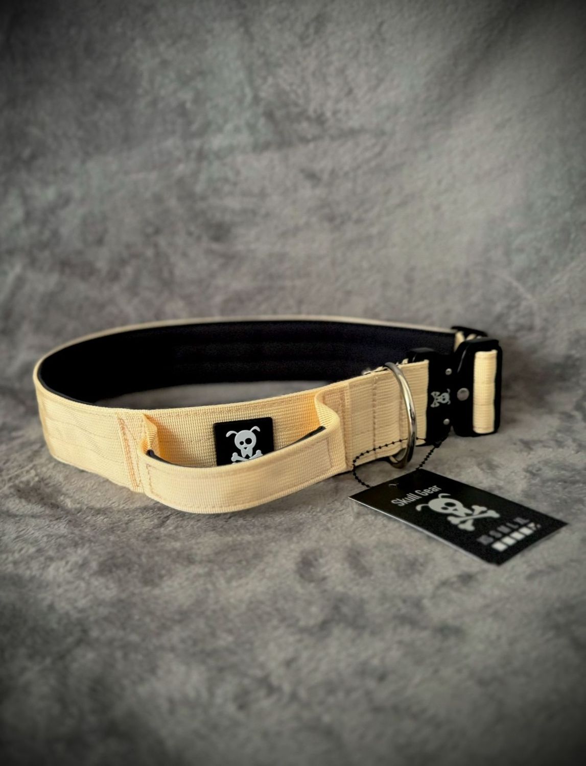 Halsband met handvat Desert Sand XL