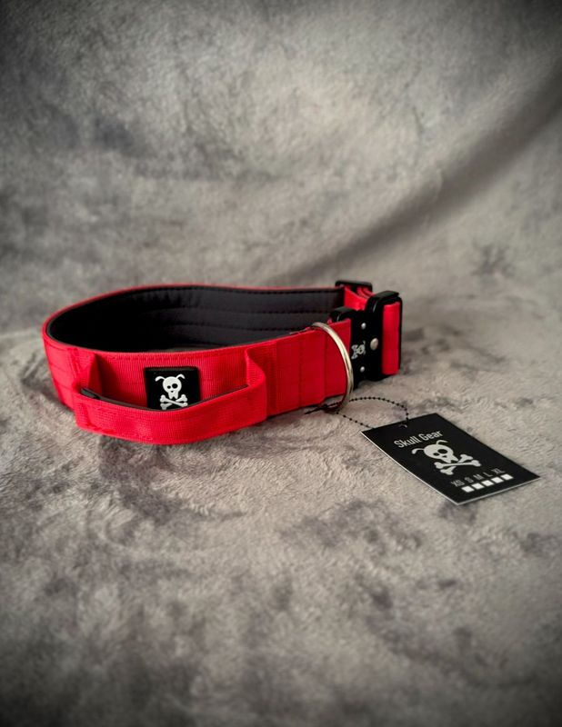 Halsband met handvat Red Velvet L