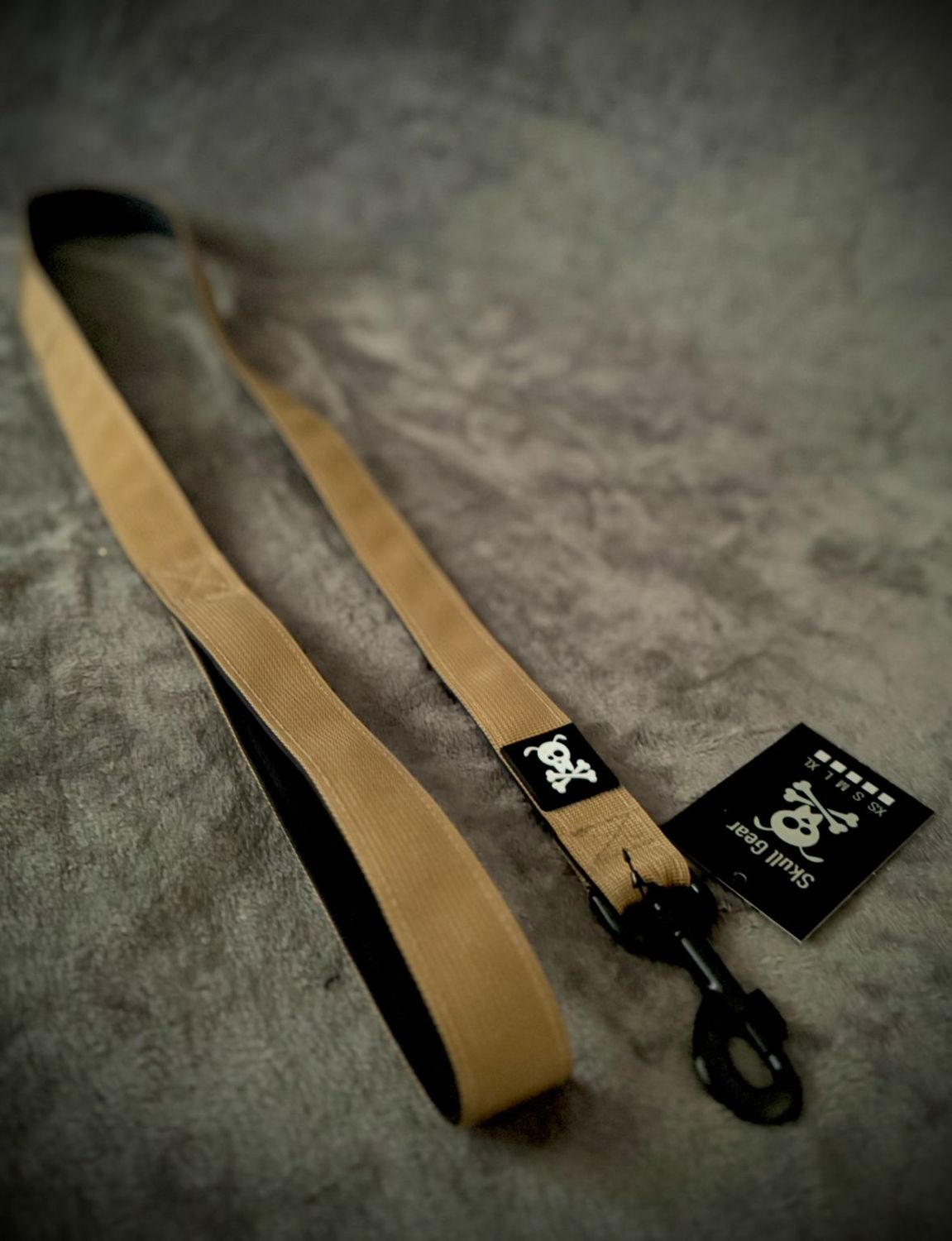 Standaardlijn Olive Gold!Nieuw met zwarte musketon!