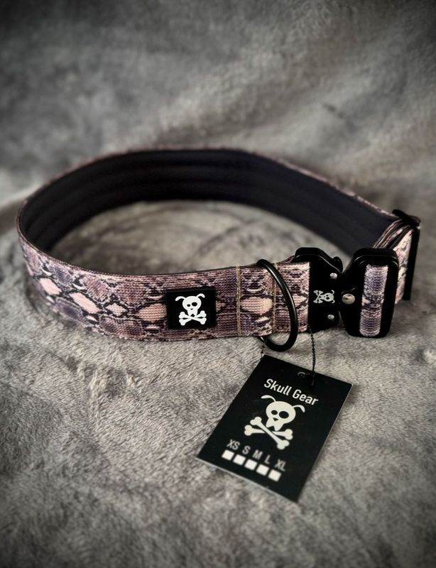 Halsband Snakeskin XXL (enkel op bestelling)