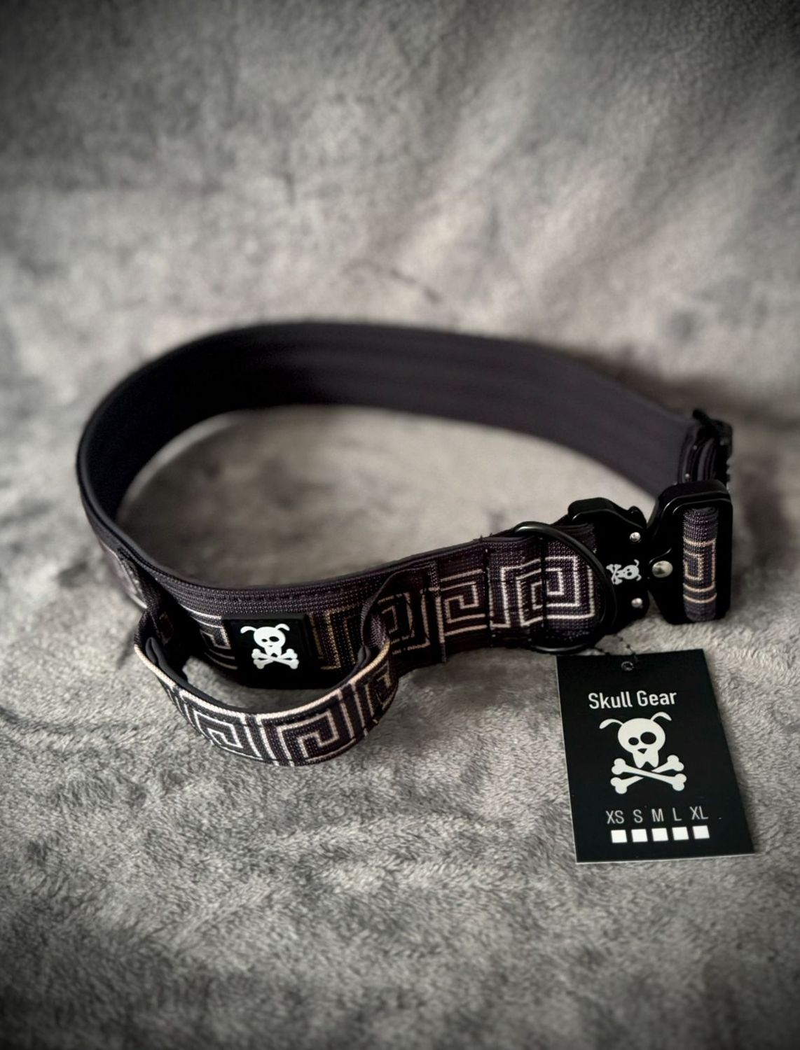 Halsband met handvat Labyrinth XXL (enkel op bestelling)