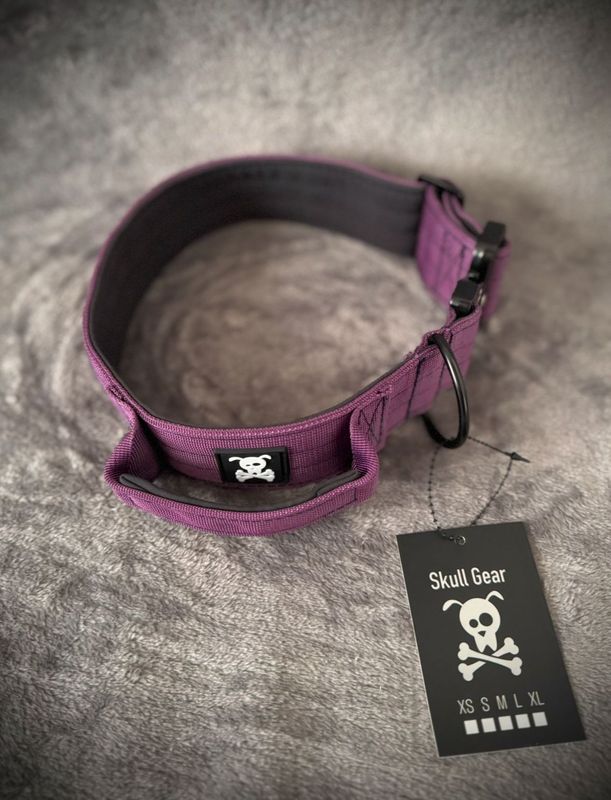 Halsband met handvat Purple Rain XXL  (enkel op bestelling)