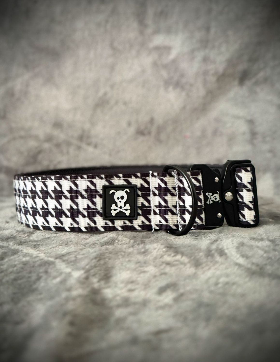 Halsband Pied de Poule maat XL