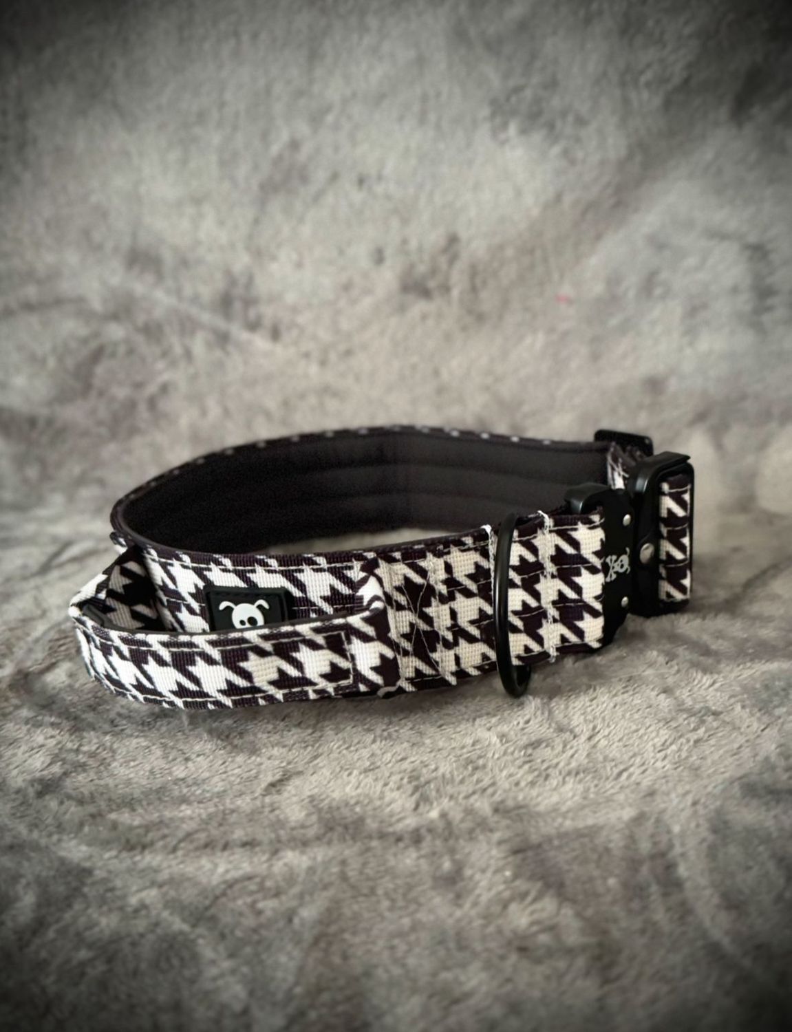 Halsband met handvat Pied de Poule L