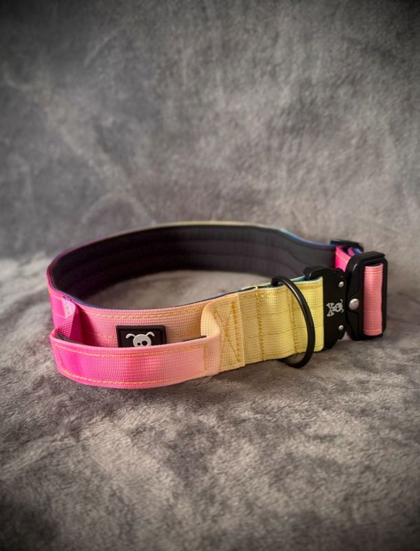 Halsband met handvat Graffiti XL