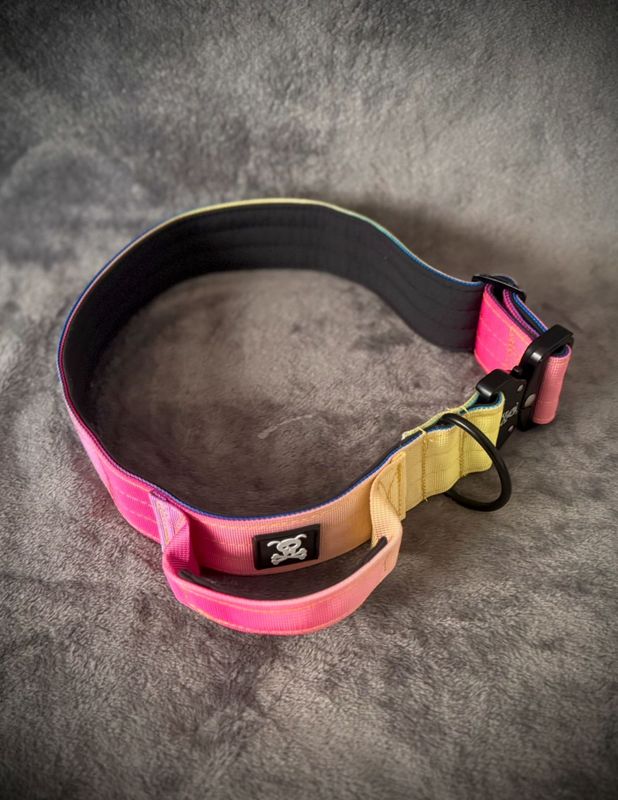 Halsband met handvat Graffiti XXL (enkel op bestelling)