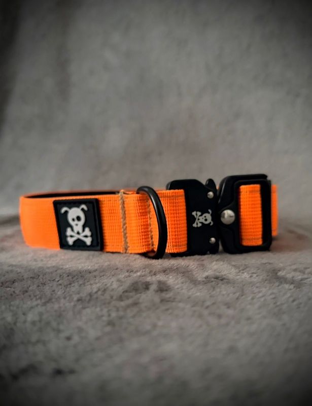 Halsband Neon Orange maat M