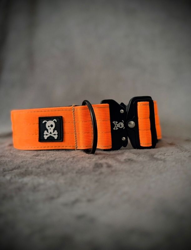 Halsband Neon Orange maat L