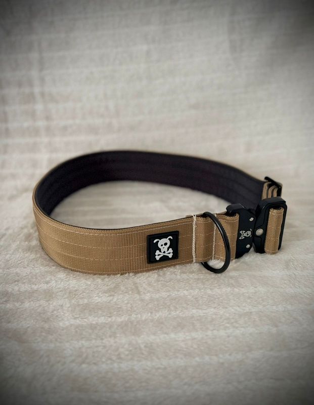 Halsband Olive Gold maat XXL (enkel op bestelling)