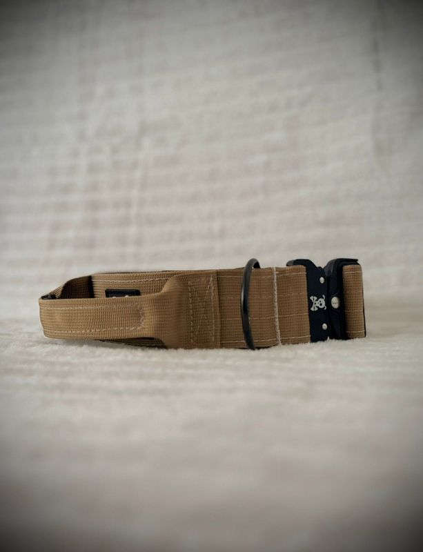 Halsband met handvat Olive Gold L