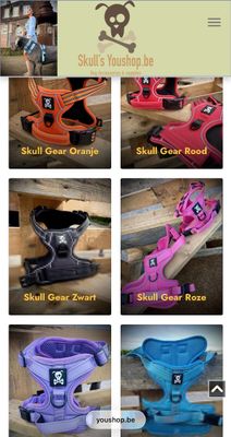 Comfortharnassen diverse kleuren