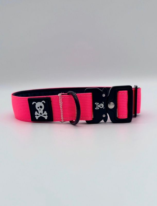 Halsband Neon Pink maat M