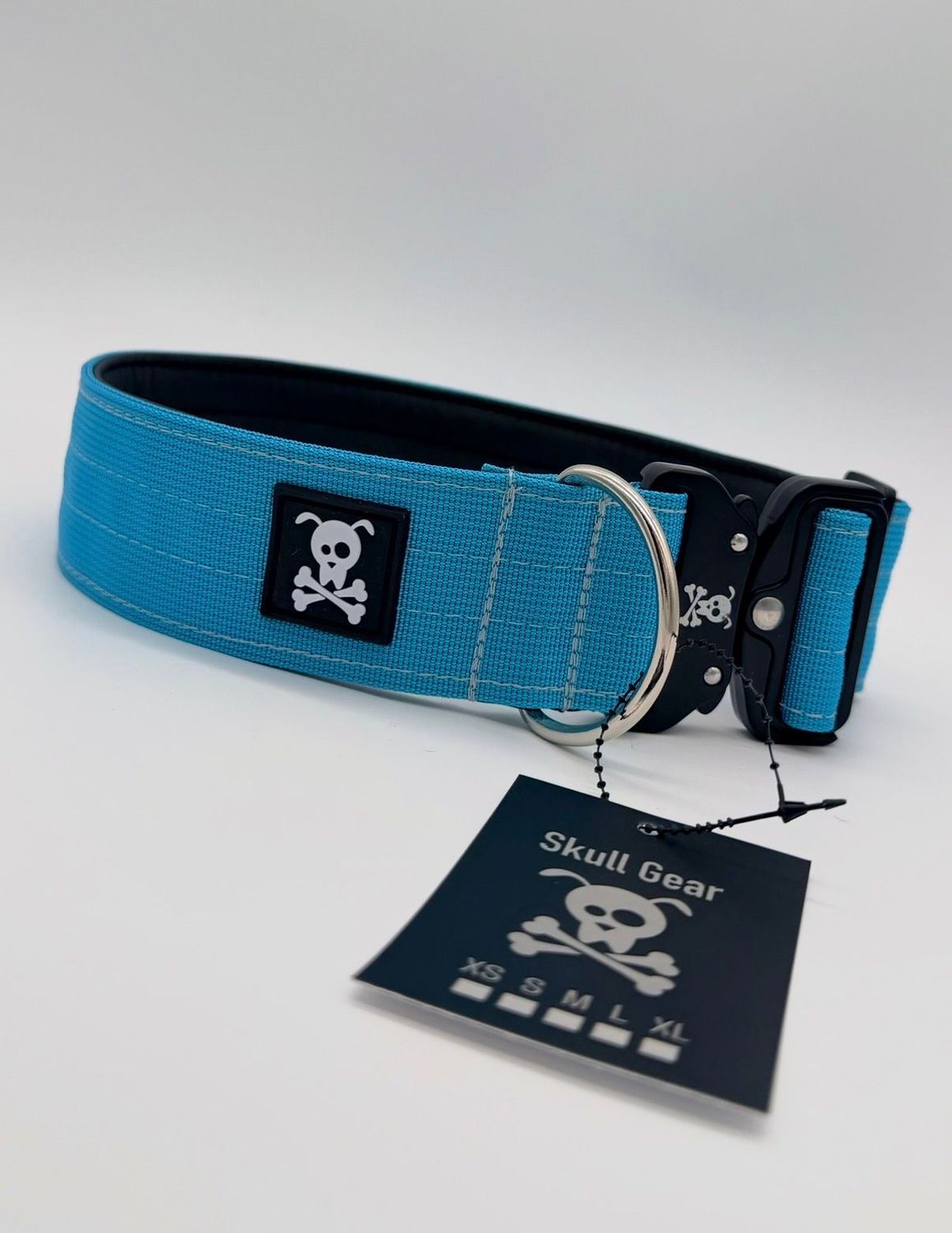 Halsband Ocean Blue  maat L