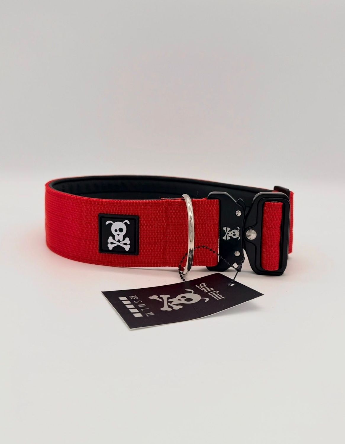 Halsband Red Velvet  maat L