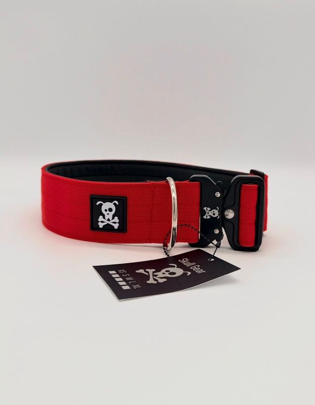 Halsband Red Velvet  maat L