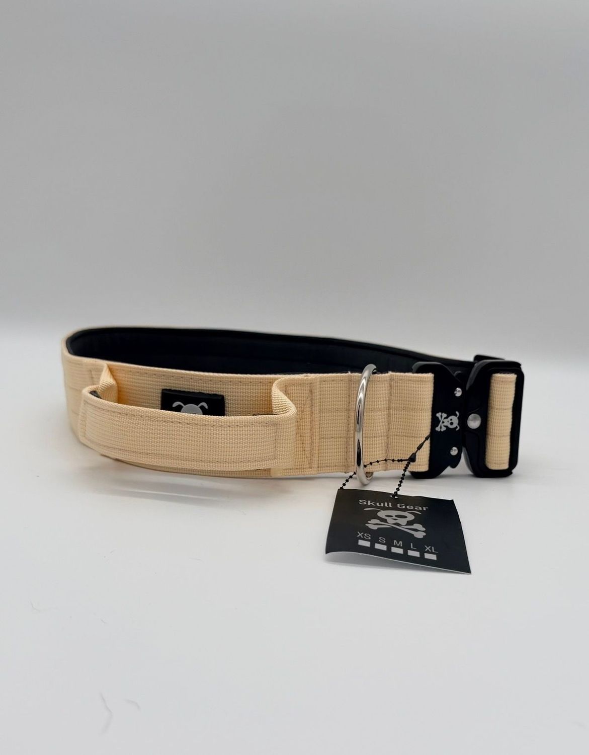 Halsband met handvat Desert Sand XL