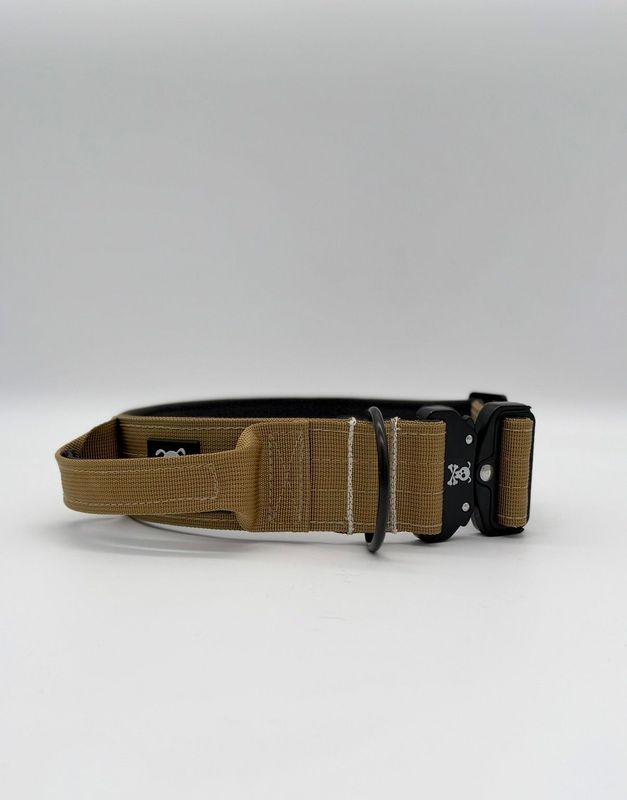Halsband met handvat Olive Gold L