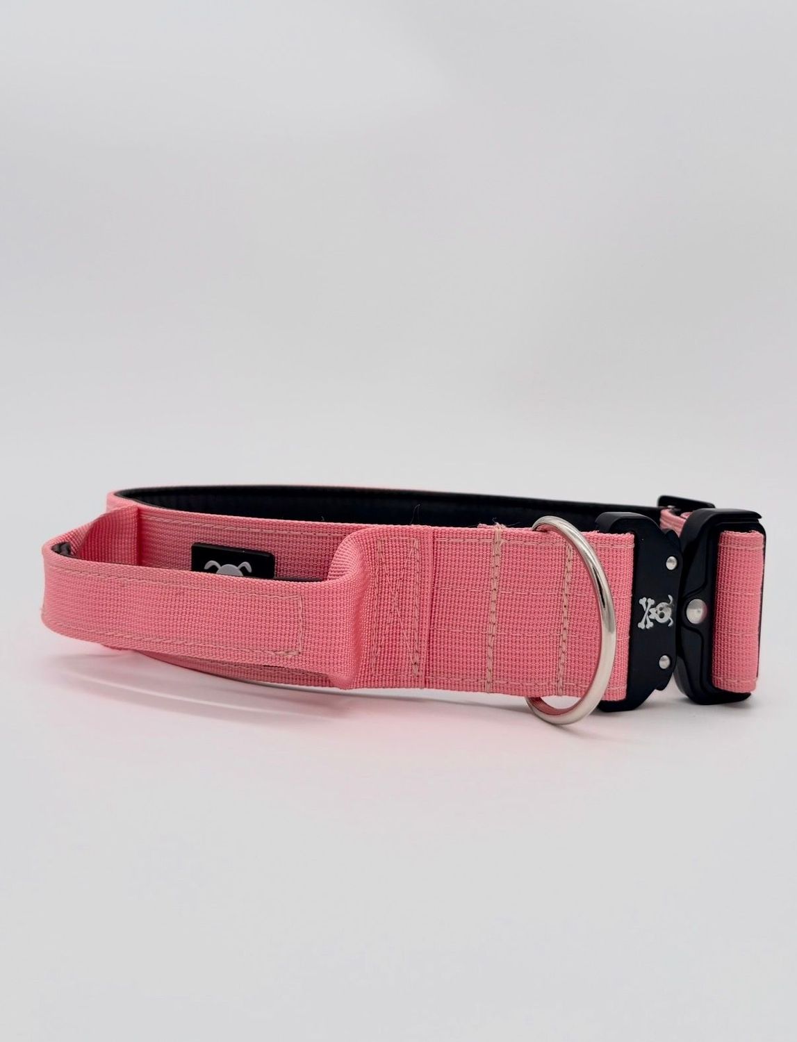 Halsband met handvat Baby Pink L