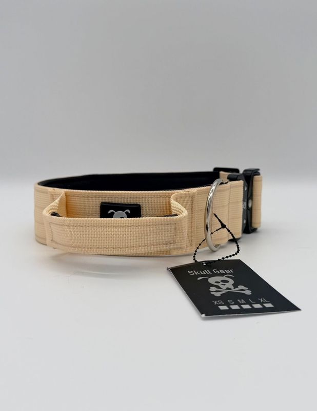 Halsband met handvat Desert Sand L