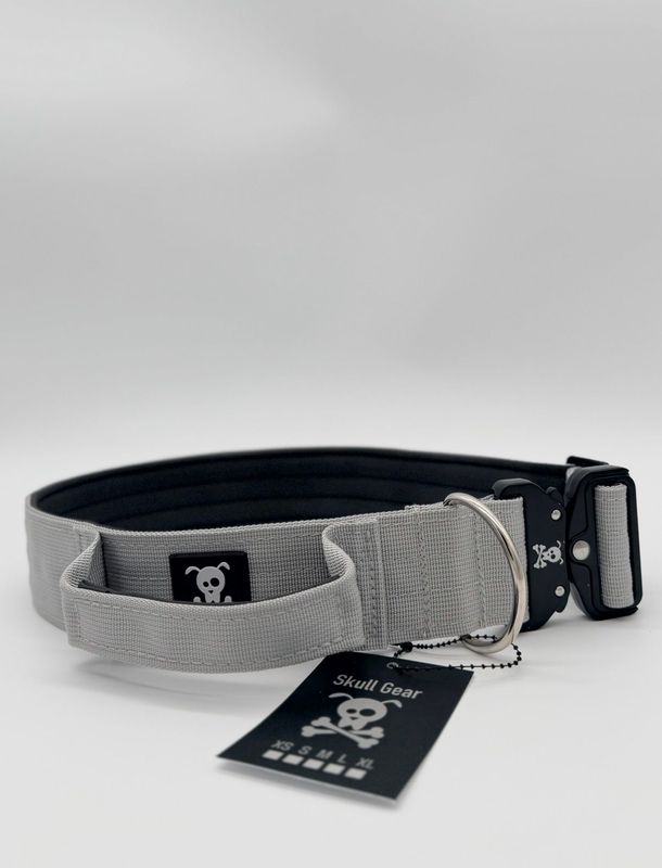 Halsband met handvat Silver Star XL