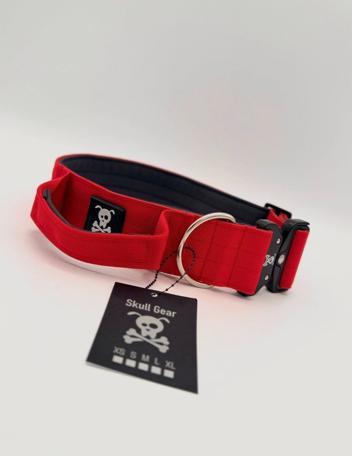 Halsband met handvat Red Velvet L