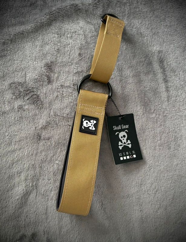 Sliphalsband Olive Gold L