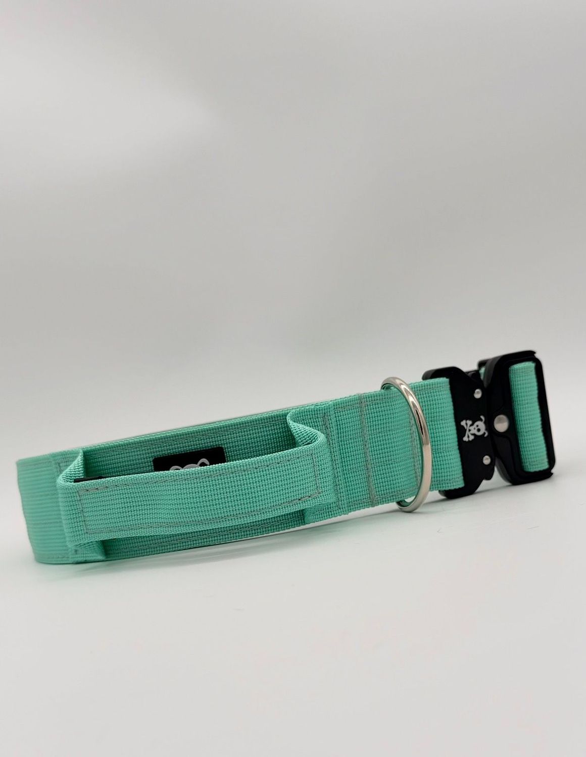 Halsband met handvat Minty Green  XL