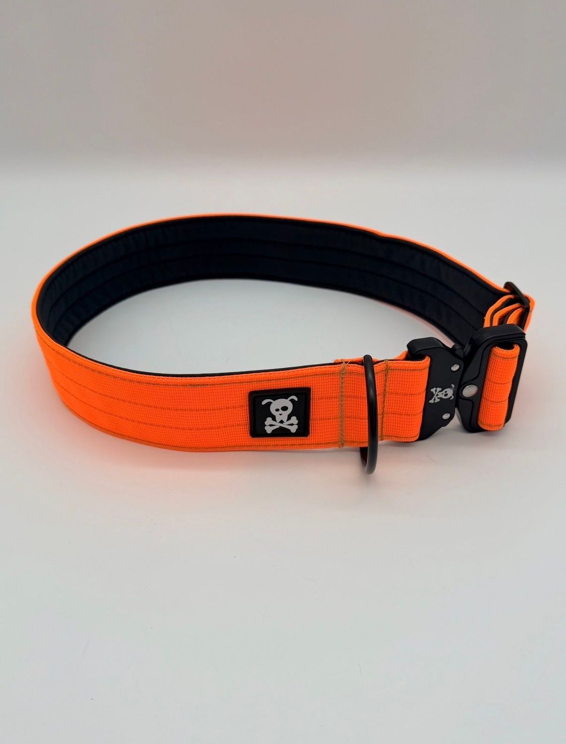 Halsband Neon Orange maat XXL (enkel op bestelling)