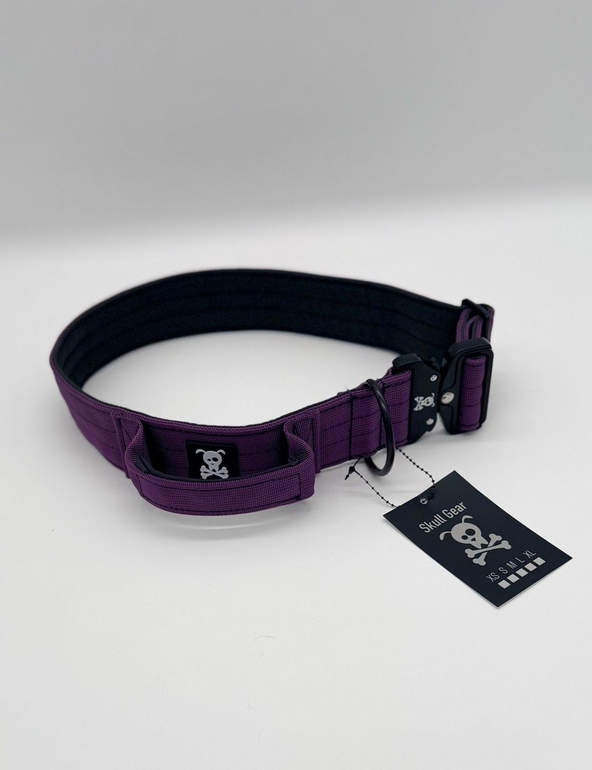 Halsband met handvat Purple Rain XXL  (enkel op bestelling)