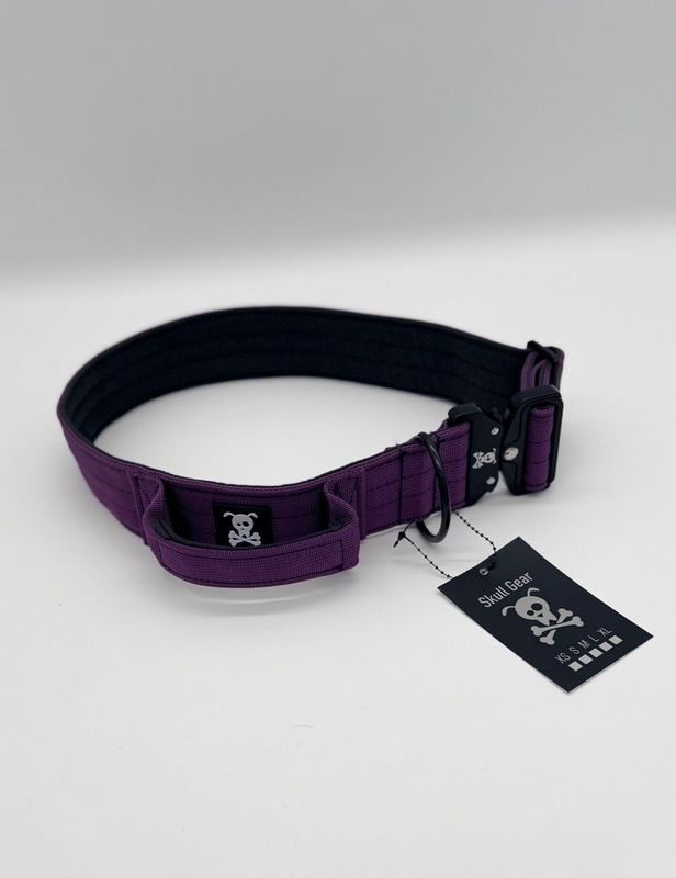 Halsband met handvat Purple Rain XXL  (enkel op bestelling)