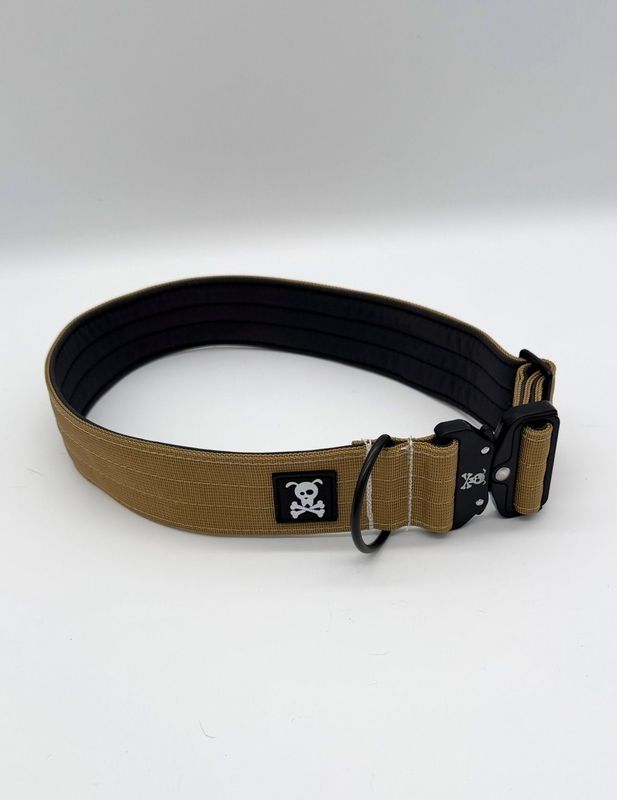 Halsband Olive Gold maat XXL (enkel op bestelling)