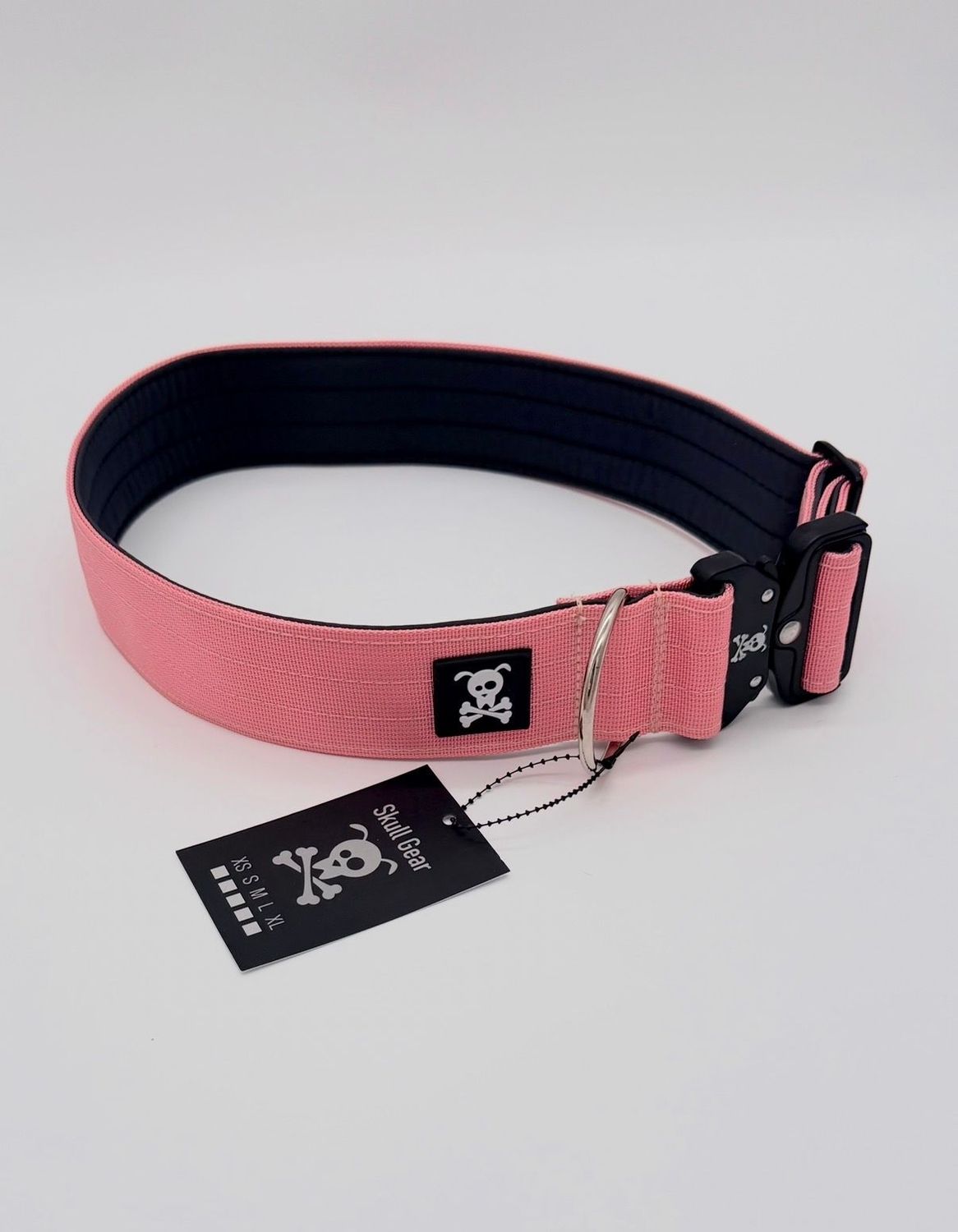Halsband Baby Pink maat XXL (enkel op bestelling)