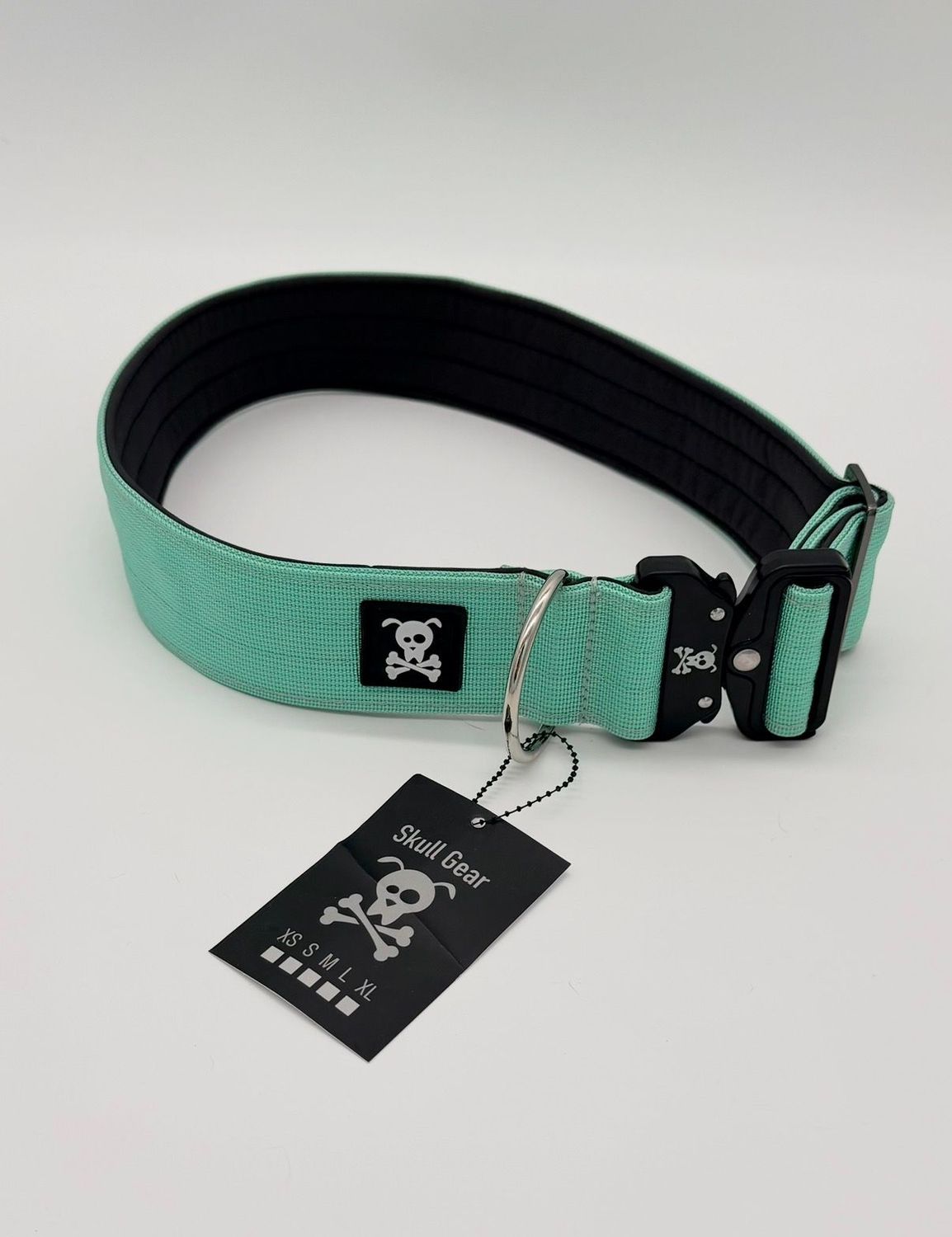 Halsband  Minty Green  XXL (enkel op bestelling)