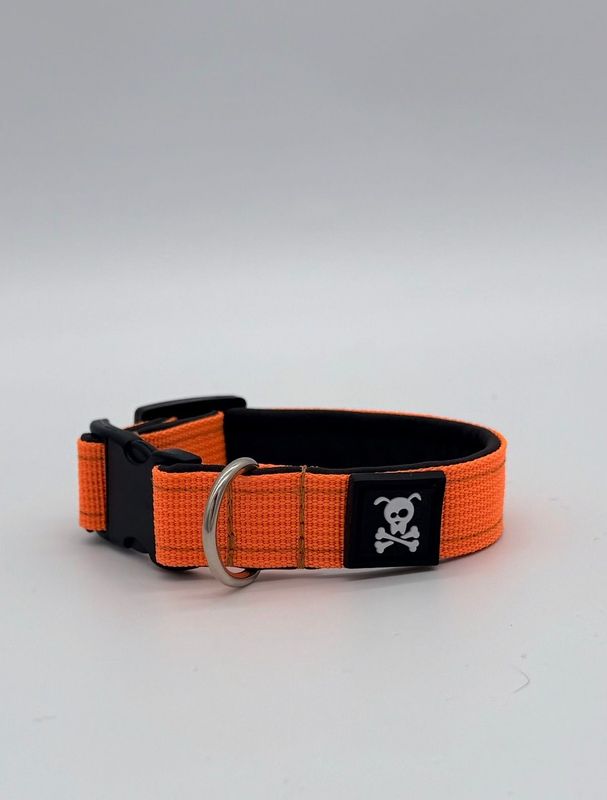 Halsband Neon Orange maat XS